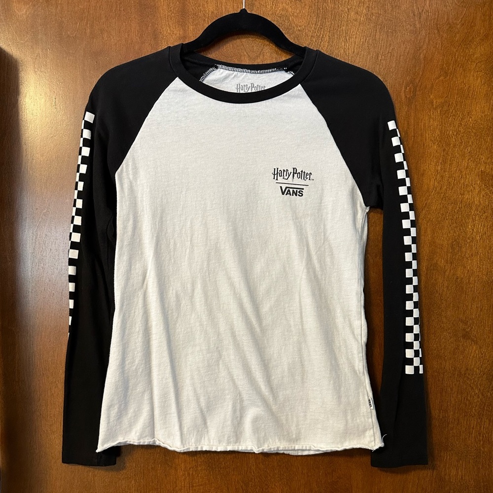 Vans X Harry Potter Black & White Long Sleeve Tee